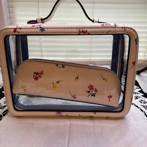 Kate Spade Garden Bouquet Travel Cosmetic Case